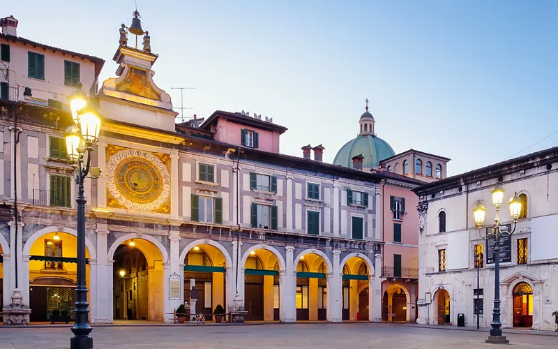 Clock Tower in Piazza della Loggia