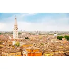 View of Ghirlandina Tower in Modena, Italy