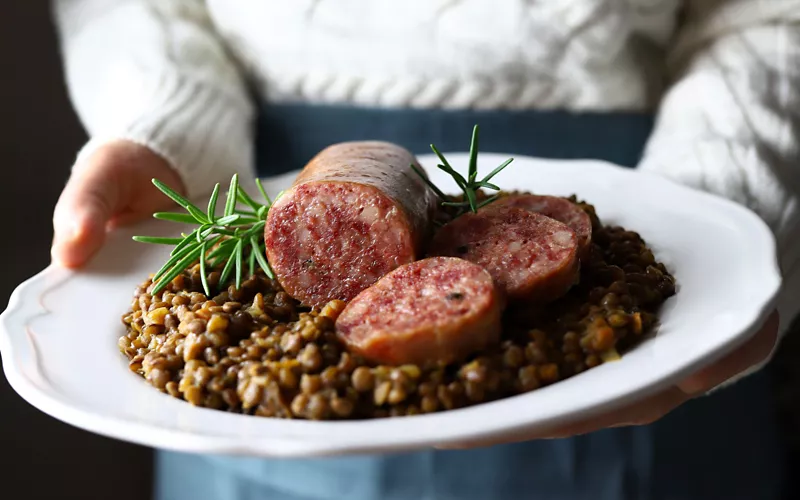 cotechino y lentejas fortuna