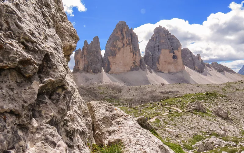 De Auronzo a Misurina en bicicleta