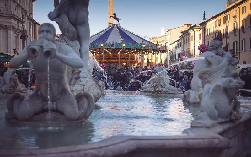 de la plaza navona al jardín botánico