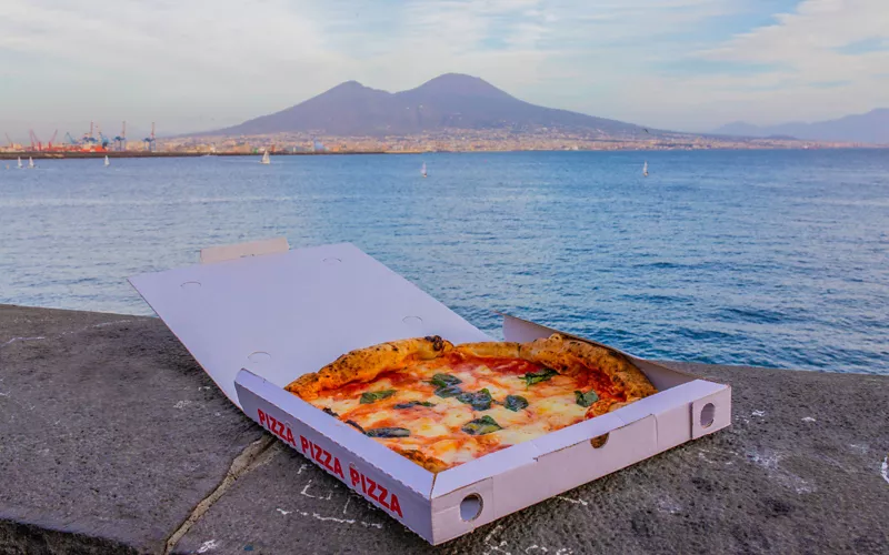 from rome to naples for a pizza