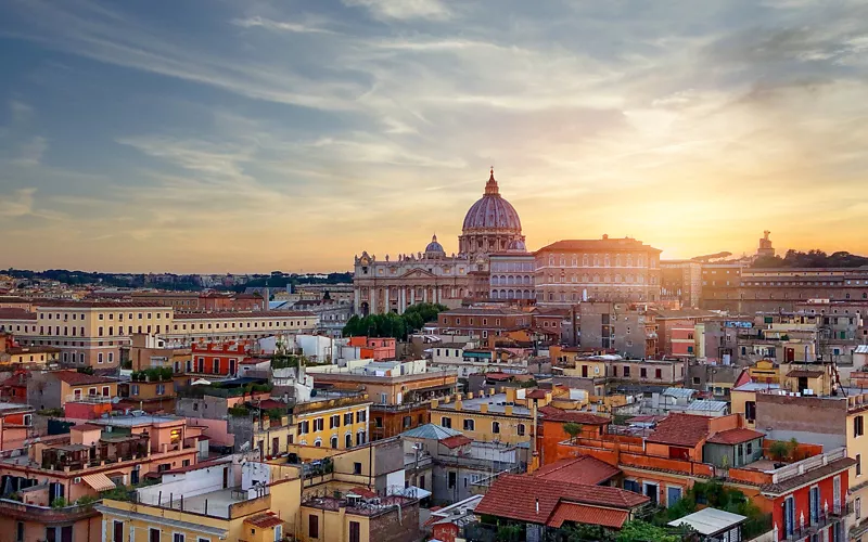 view from sofitel rome villa borghese