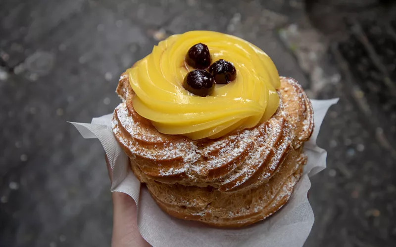 Zeppole di San Giuseppe, dulce italiano para el Día del Padre