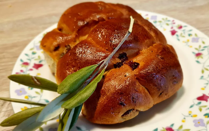 Pan di ramerino, dulce de Pascua de la Toscana