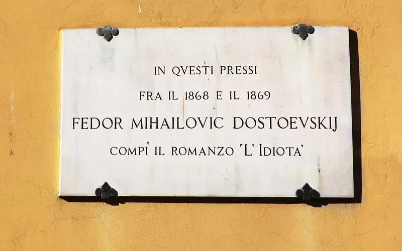 A casa de Dostoievski em Florença