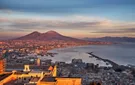 View of Naples and Vesuvius from above