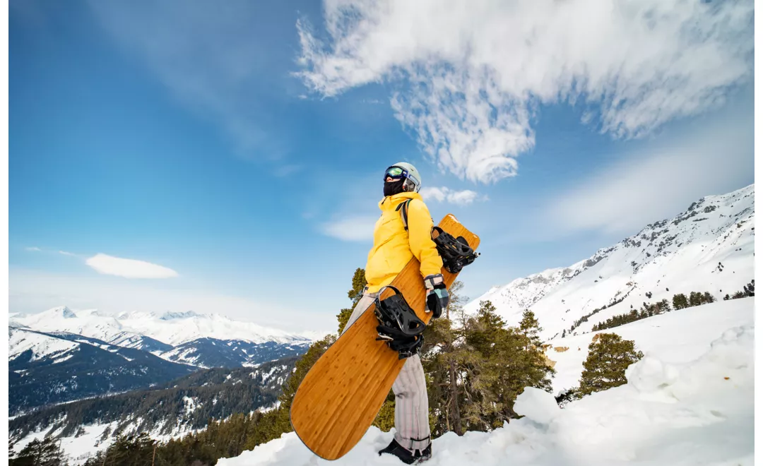 dónde hacer snowboard en italia