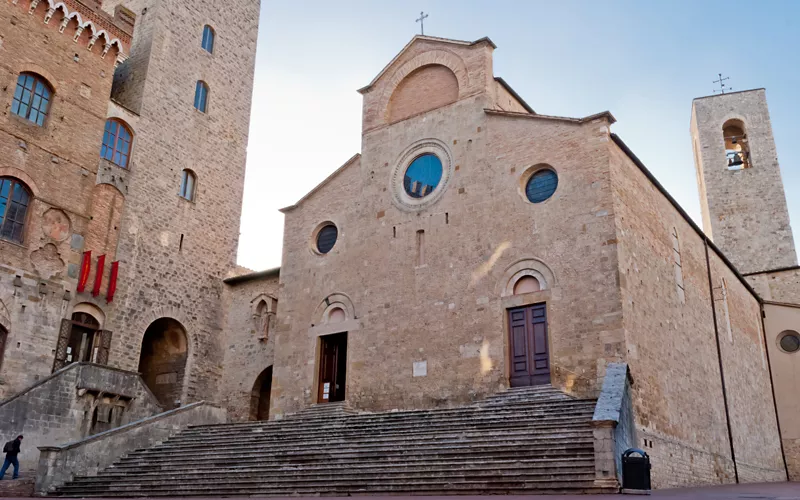 La catedral de San Gimignano 