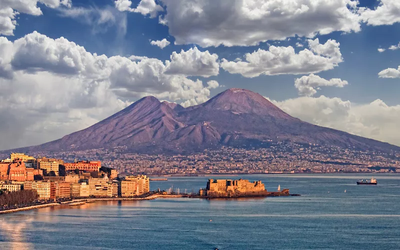 Gulf of Naples and Vesuvius