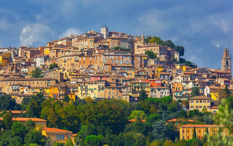 Vista su Perugia