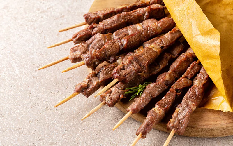 Arrosticini: prodotto tipico dell'Abruzzo 