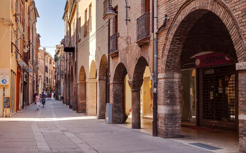 Ferrara and the surroundings area