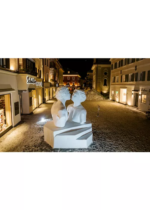 El Festival de las Esculturas de Hielo en Alto Adige en enero