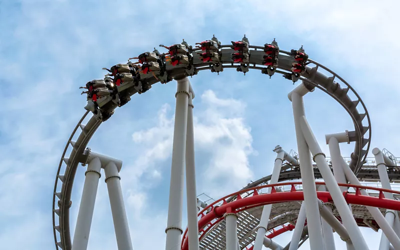 Montagne russe a Gardaland