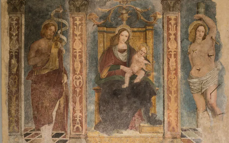 madonna con bambino a villa melzi d'eril