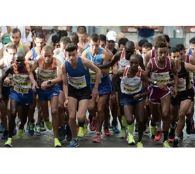 Partecipanti alla maratona a Castelbuono