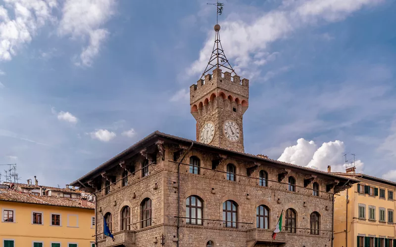 Palazzo Pretorio en Figline Valdarno en Italia