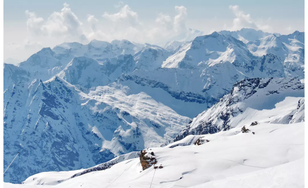 Snowy Mountains in Italy