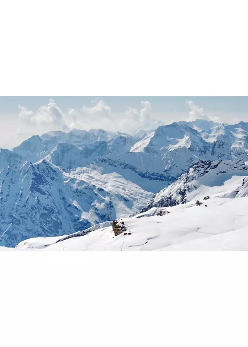 Montañas nevadas en Italia