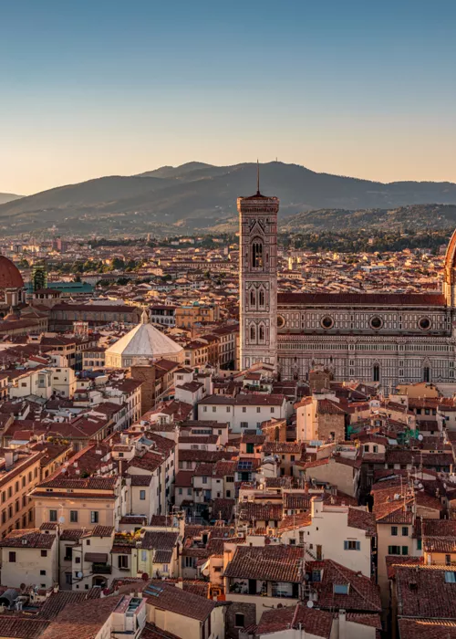 Vista su Firenze dall'alto