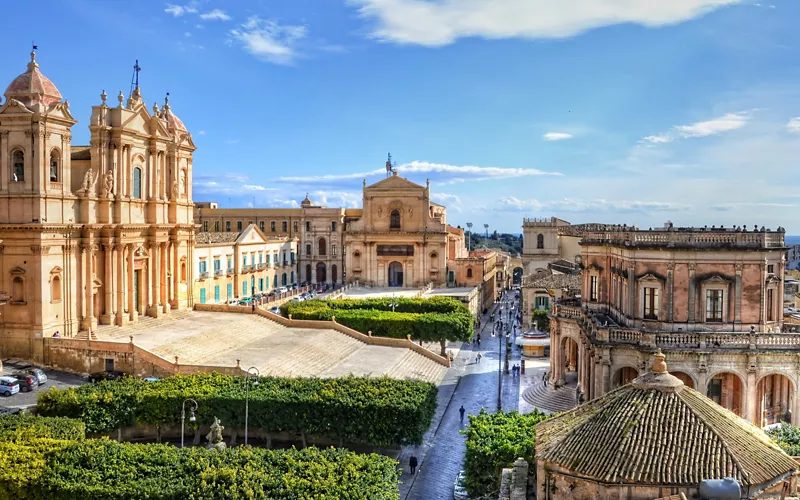 Ciudad de Noto, en Sicilia