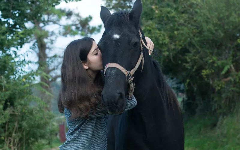 Salta al sillín de la bici o a lomos de un caballo