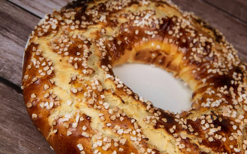 Brazadel, pastel de Pascua del Trentino