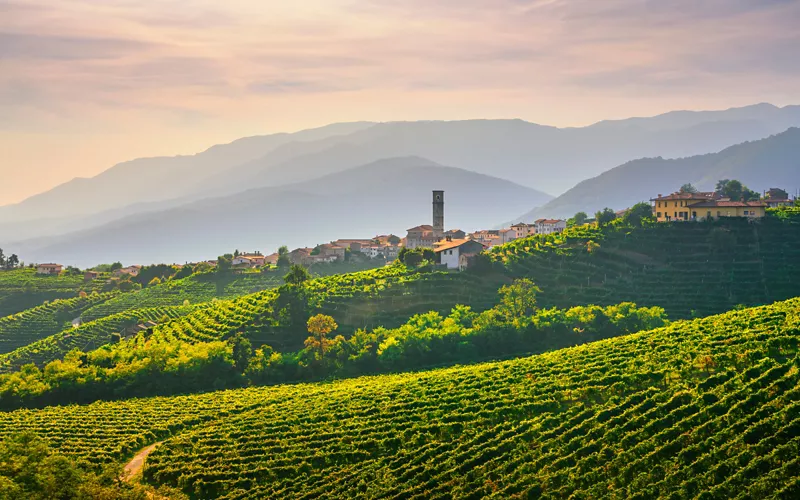 The Prosecco Hills in Veneto