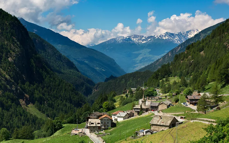 The charm of wild mountain landscapes                       