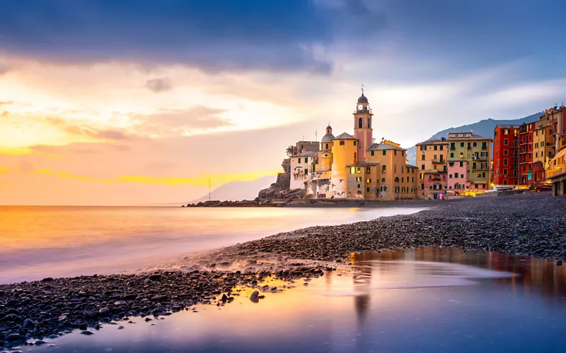 Camogli al atardecer
