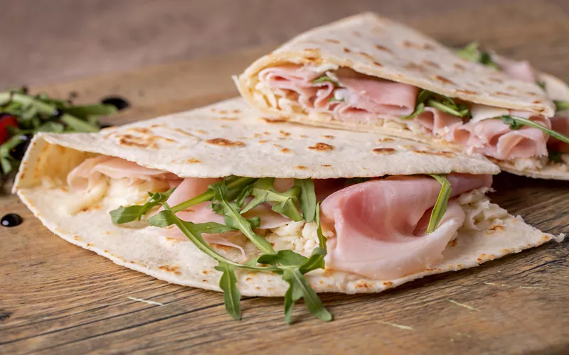 The piadina: a popular speciality