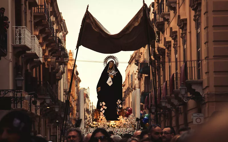 El simulacro de Nuestra Señora de los Dolores