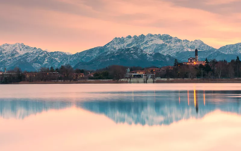 Pusiano and Annone Lakes