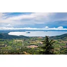 The round lakes of Tuscia Viterbese and the Castelli Romani