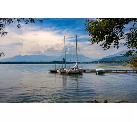 Lake Viverone and the Church of Gesiùn, pearls of the Piedmontese Via Francigena