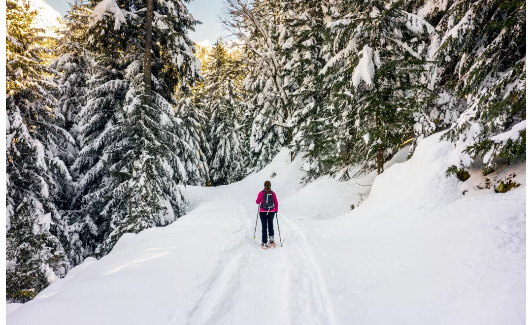 los 5 mejores recorridos con raquetas de nieve en lombardía 