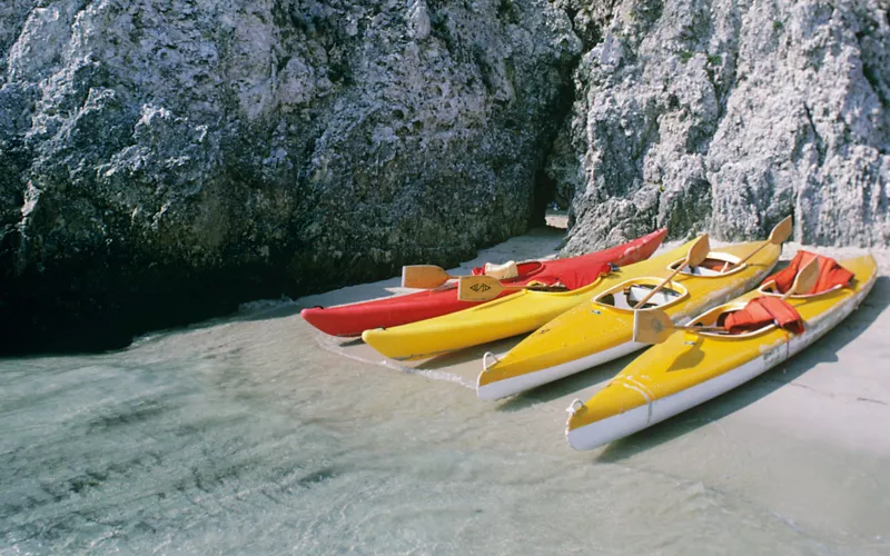 el kayak de las islas tremiti
