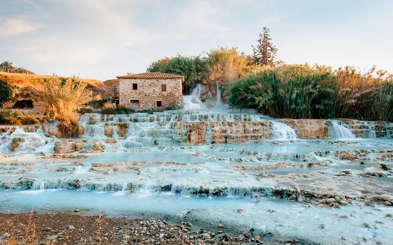 the spa of saturnia to be experienced as it once was