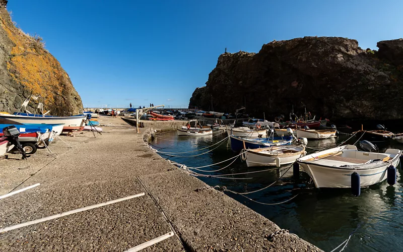 Barche nel mare ligure