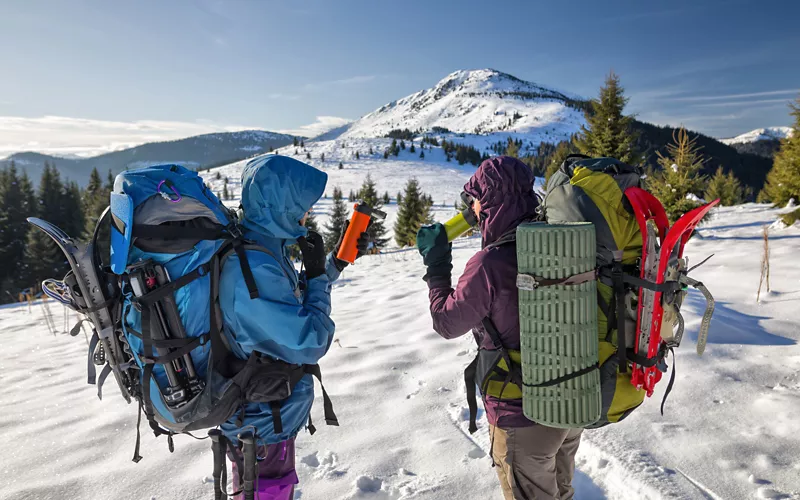 the perfect snowshoe backpack