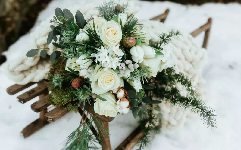 Boda de invierno en el Lago Como