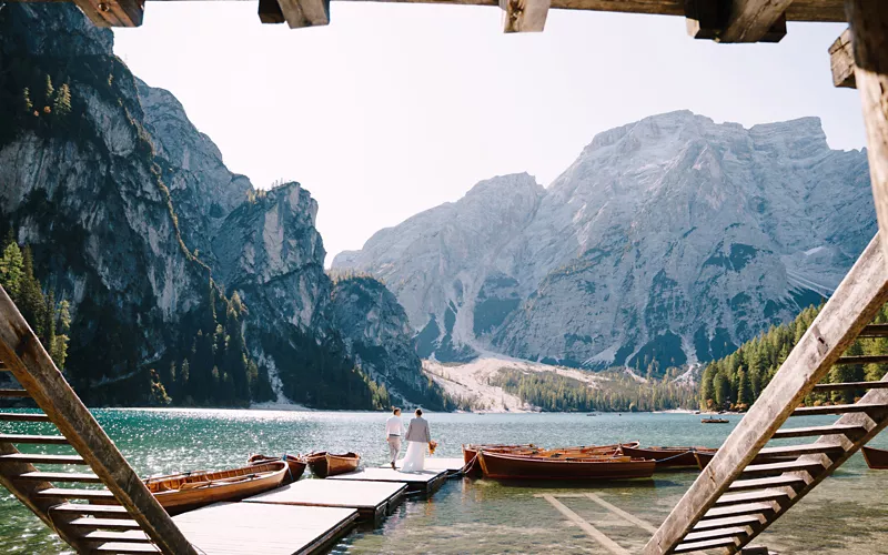 Boda en el lago Braies