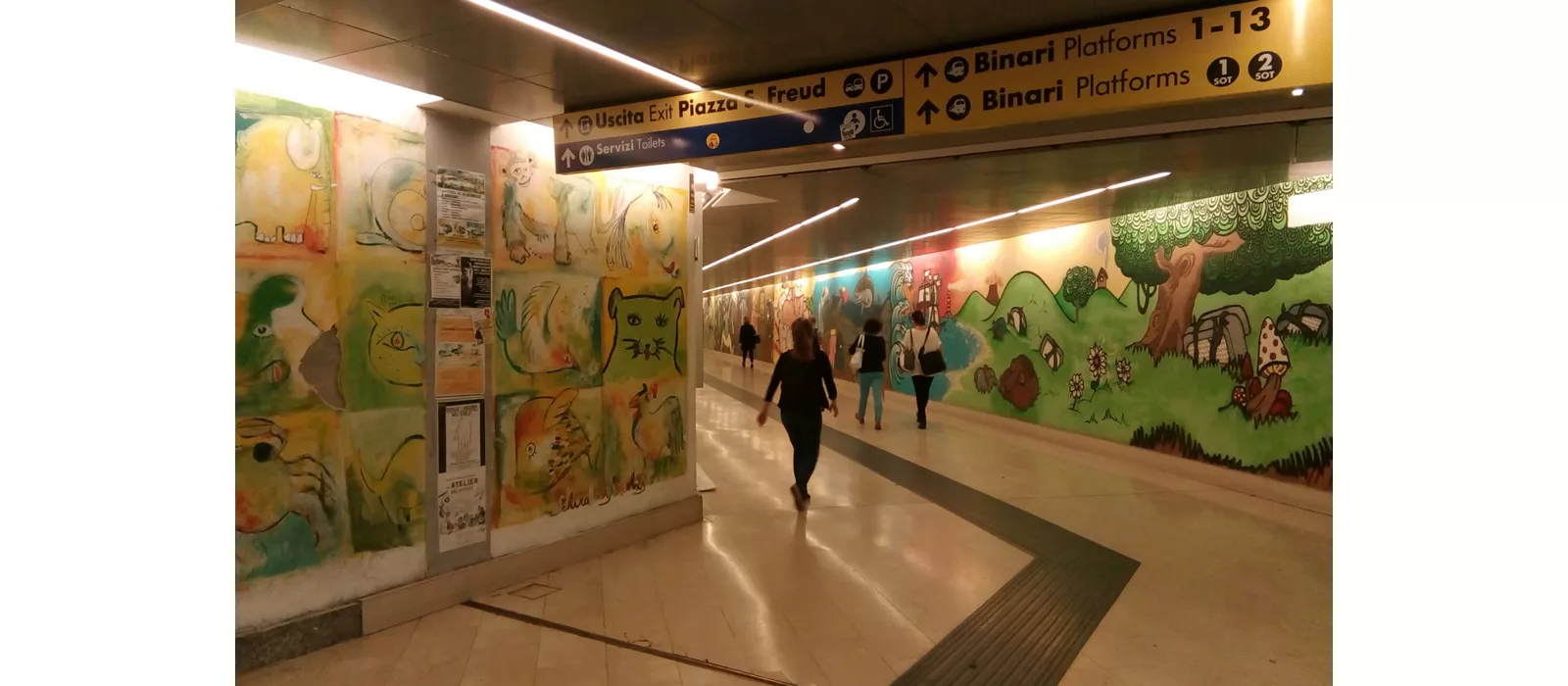 Mailand in Lila: Lassen Sie sich von der U-Bahn führen