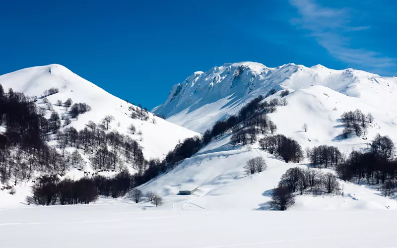 The Matese massif, harsh and wild