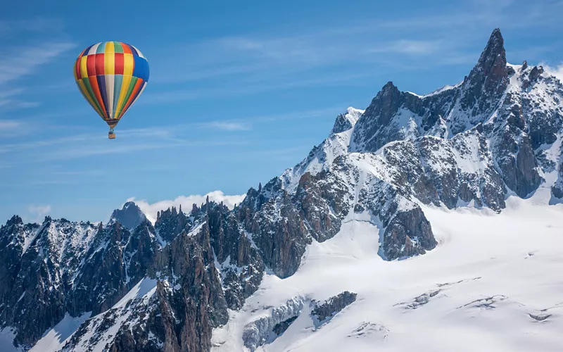 Mongolfiera in Valle d'Aosta