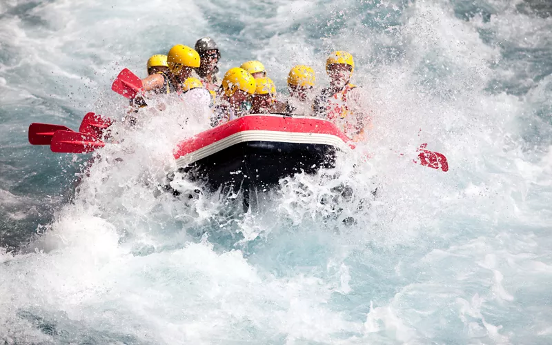 Paddling through unspoilt landscapes