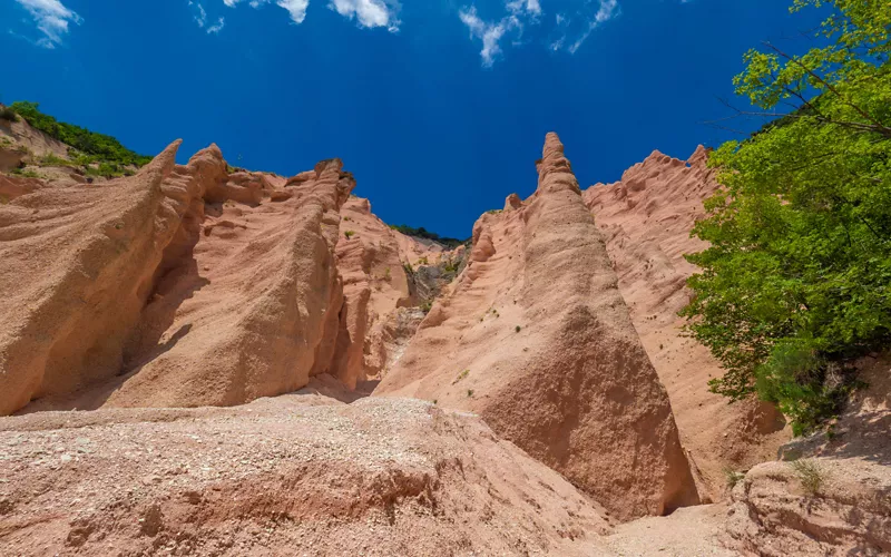 Lame Rosse di Fiastra in the Marche region