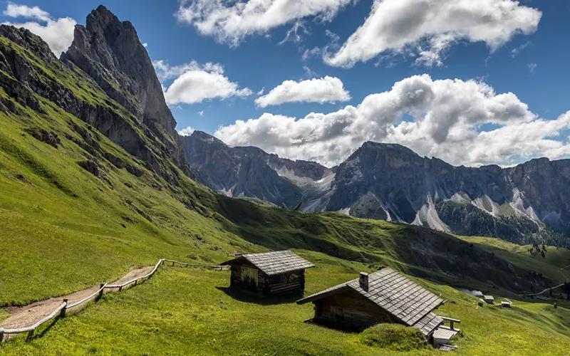 Parque natural de Puez-Odle: la "obra" de los Dolomitas