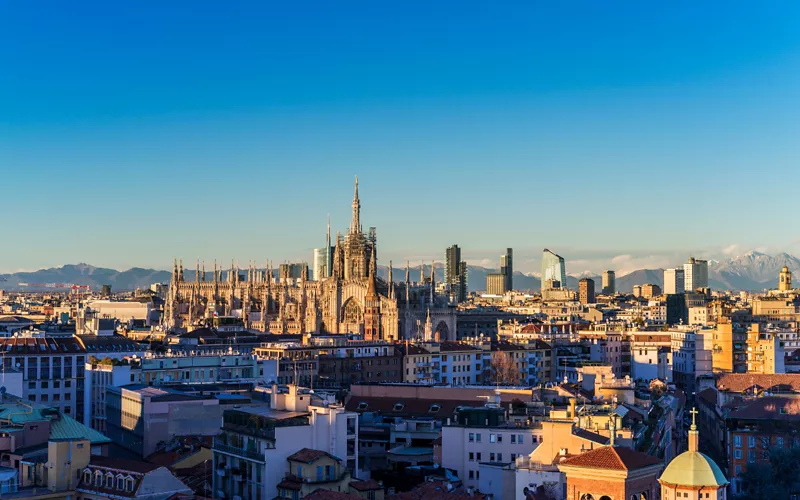 Olympische Promenade in Mailand